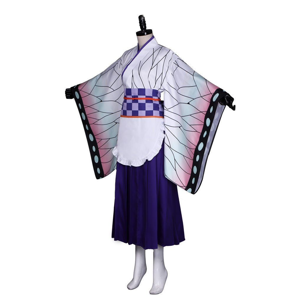 Anime Demon Slayer Kochou Shinobu Lolita Maid Apron Dress Cosplay Costume-Astricos