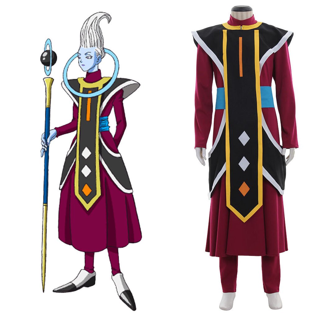 Dragon Ball Super Whis Cosplay Costume - Authentic Anime Outfit-Astricos