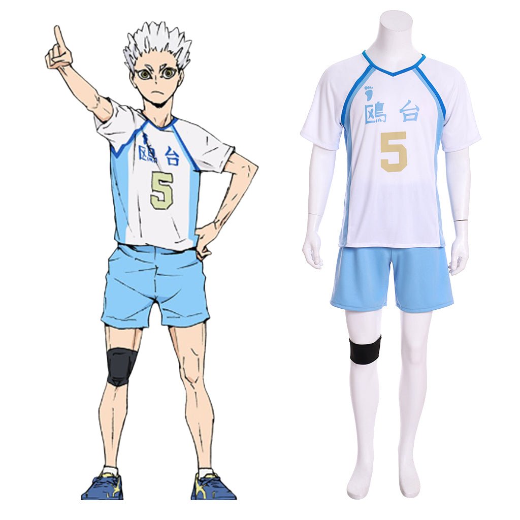 Haikyuu!! Korai Hoshiumi Cosplay Volleyball Jersey Set - Little Giant Outfit-Astricos