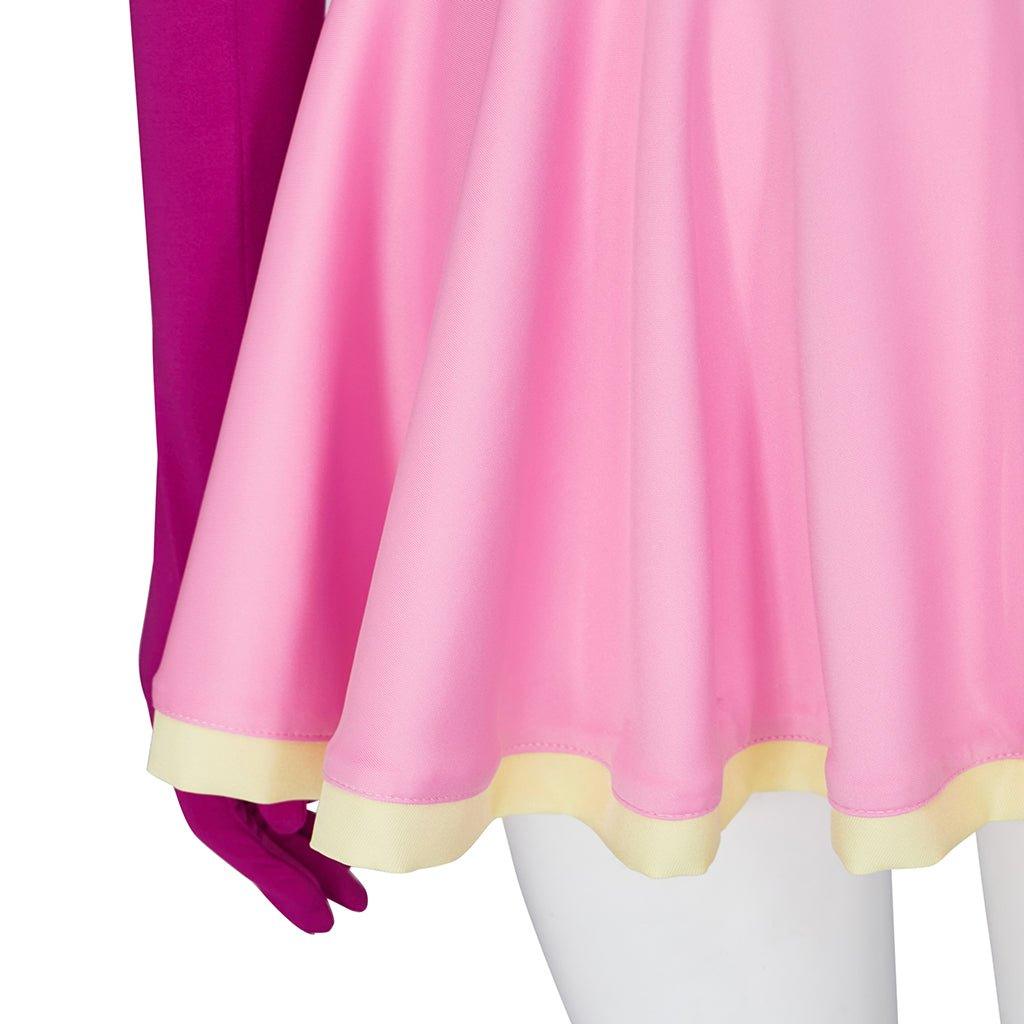 Anime Me!Me!Me! MeMeMe-chan Pink Cosplay Dress with Gloves & Stockings for Women & Girls-Astricos