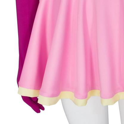 Anime Me!Me!Me! MeMeMe-chan Pink Cosplay Dress with Gloves & Stockings for Women & Girls-Astricos