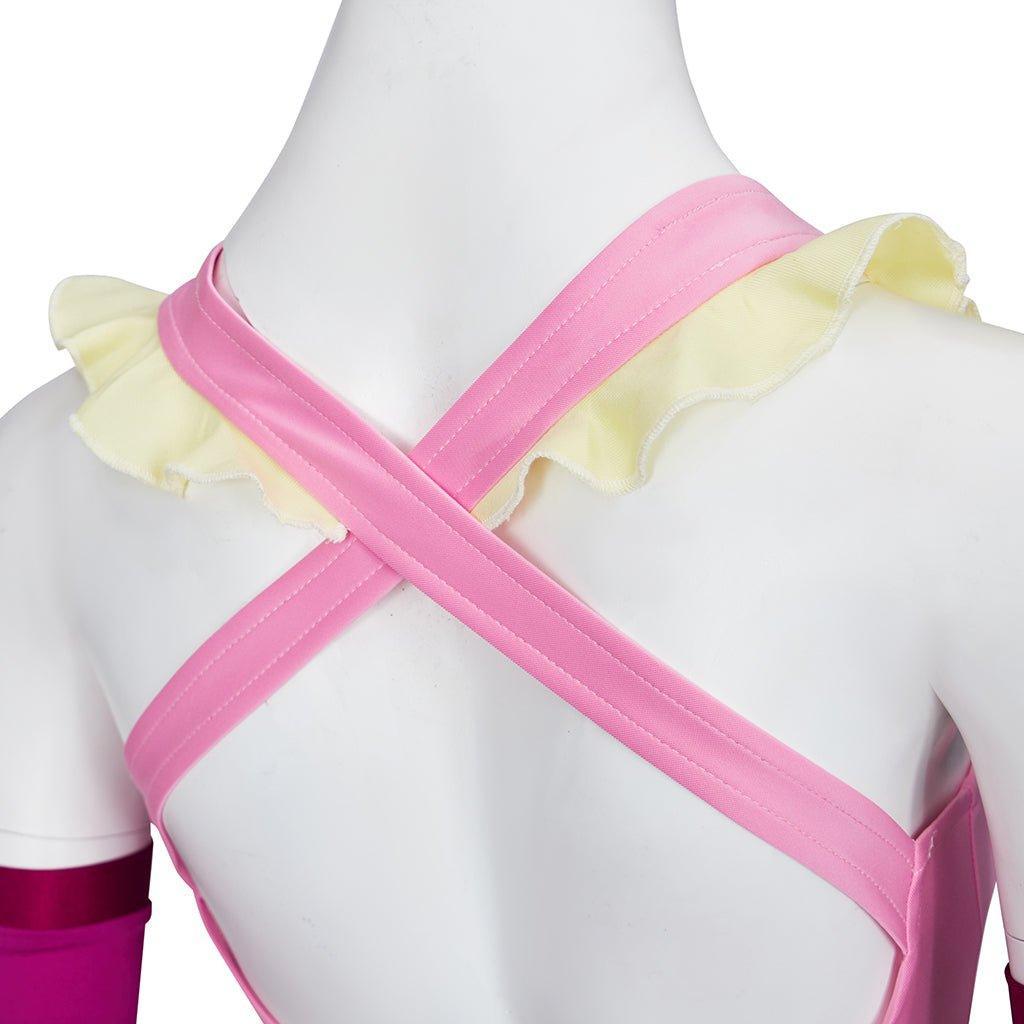 Anime Me!Me!Me! MeMeMe-chan Pink Cosplay Dress with Gloves & Stockings for Women & Girls-Astricos