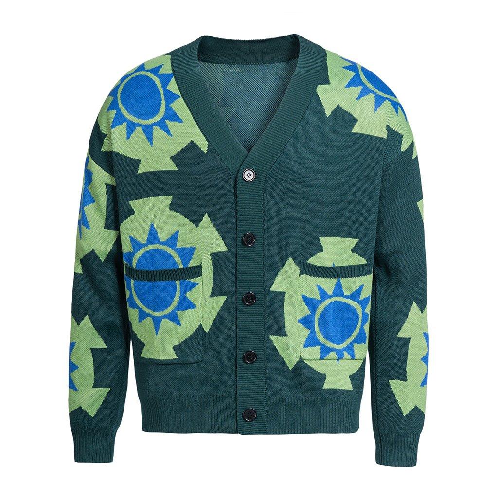 Anime Roronoa Zoro Cosplay Costume - Green Knitted Jacket & Cardigan Kimono | Astricos-Astricos
