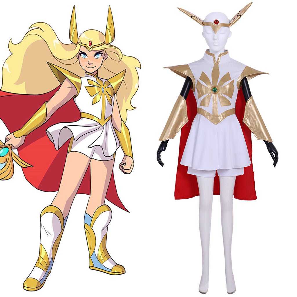 She-Ra Princess of Power Cosplay Costume Dress & Cloak | Astricos-Astricos