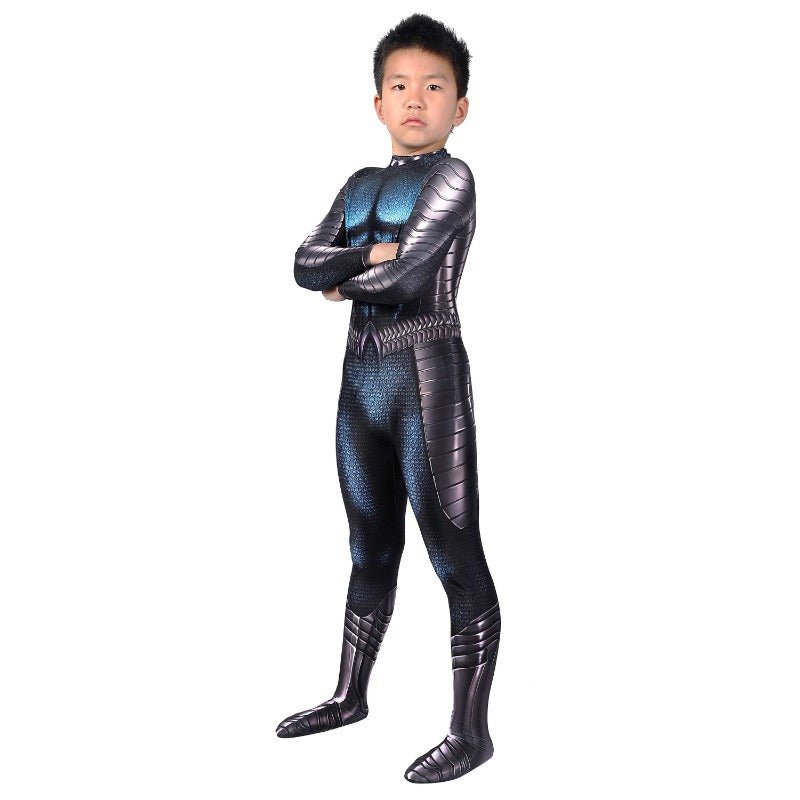 Aquaman 2 Arthur Curry Kids Cosplay Costume Bodysuit - Astricos