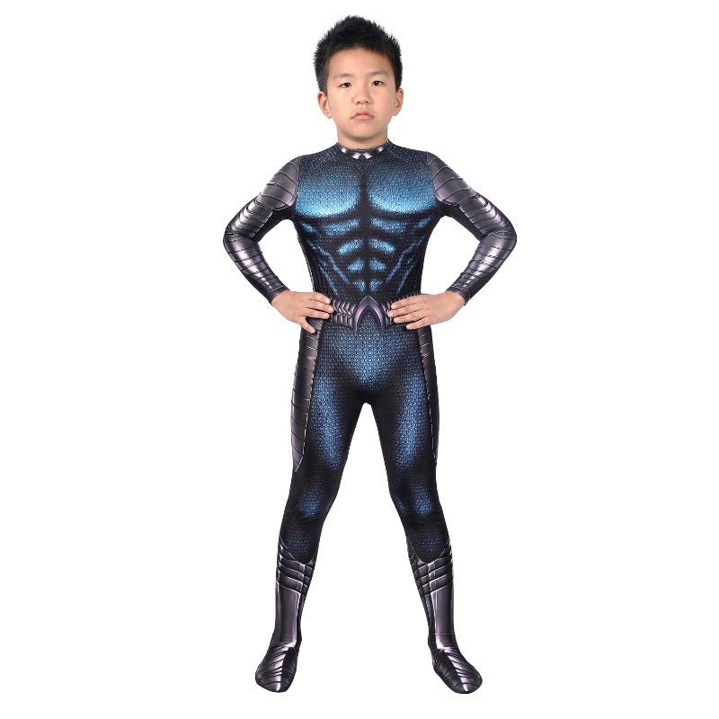 Aquaman 2 Arthur Curry Kids Cosplay Costume Bodysuit - Astricos