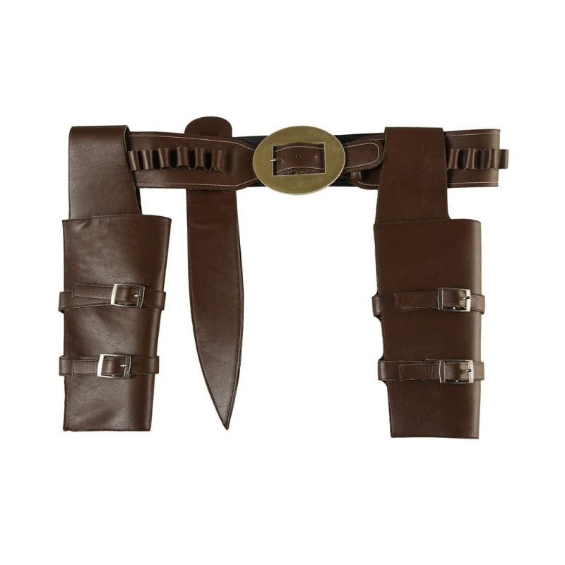 Arthur Morgan Cosplay Costume for Men – Authentic Western Denim Battle Suit with Accessories-Astricos