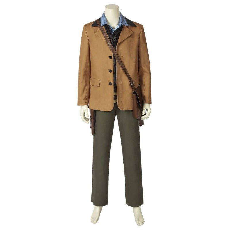 Arthur Morgan Cosplay Costume for Men – Authentic Western Denim Battle Suit with Accessories-Astricos