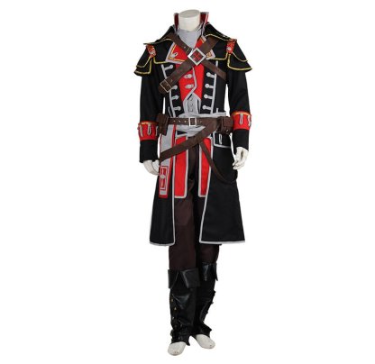 Assassin's Creed Rogue Shay Patrick Cormac Cosplay Costume - Authentic Game Series Outfit-Astricos