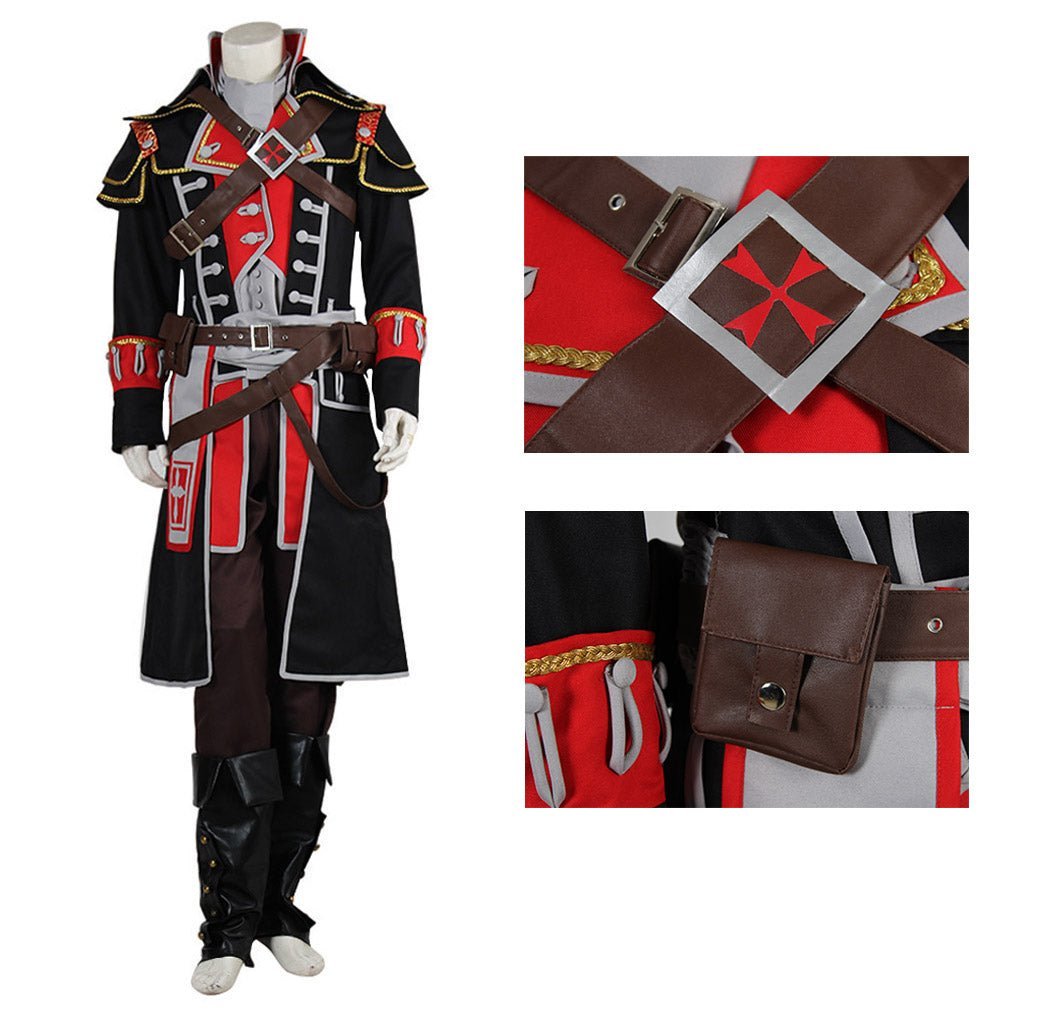 Assassin's Creed Rogue Shay Patrick Cormac Cosplay Costume - Authentic Game Series Outfit-Astricos