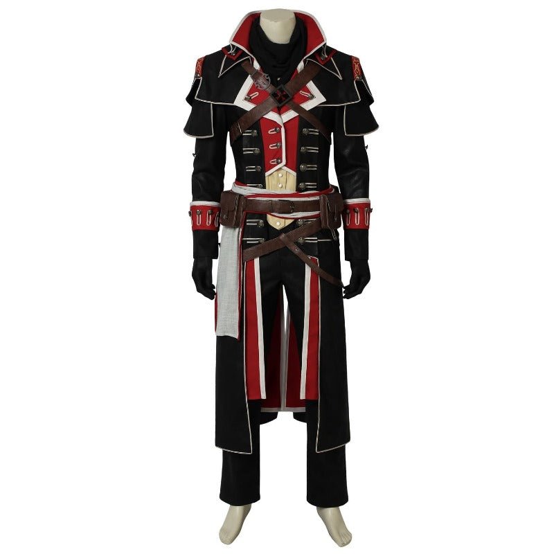 Assassin's Creed Rogue Shay Patrick Cormac Full Cosplay Costume Set with Shoes | Astricos-Astricos