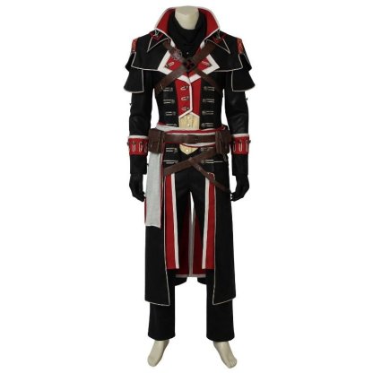 Assassin's Creed Rogue Shay Patrick Cormac Full Cosplay Costume Set with Shoes | Astricos-Astricos