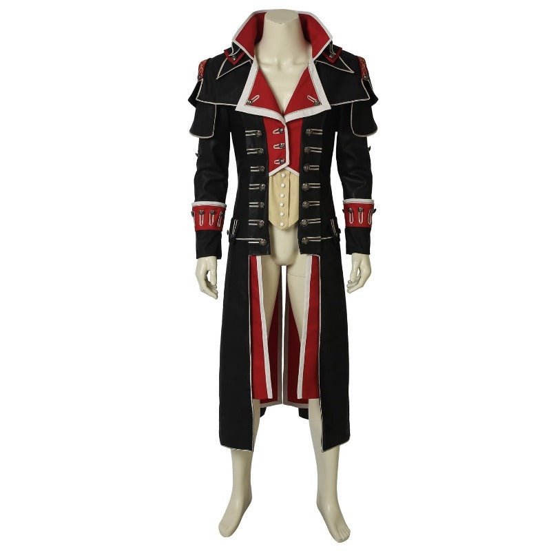 Assassin's Creed Rogue Shay Patrick Cormac Full Cosplay Costume Set with Shoes | Astricos-Astricos