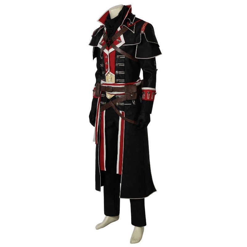 Assassin's Creed Rogue Shay Patrick Cormac Full Cosplay Costume Set with Shoes | Astricos-Astricos