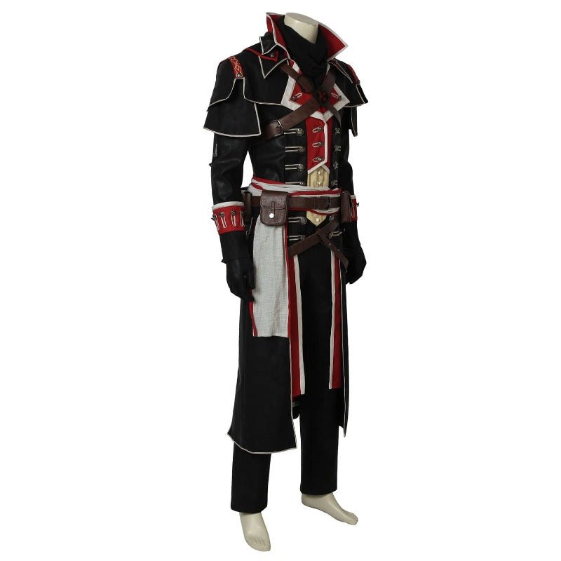 Assassin's Creed Rogue Shay Patrick Cormac Full Cosplay Costume Set with Shoes | Astricos-Astricos