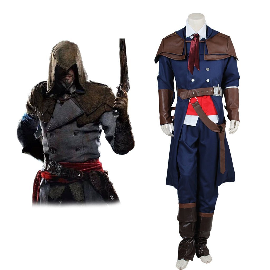 Assassin's Creed Unity Arno Victor Dorian Cosplay Costume - Historical French Revolutionary Outfit-Astricos