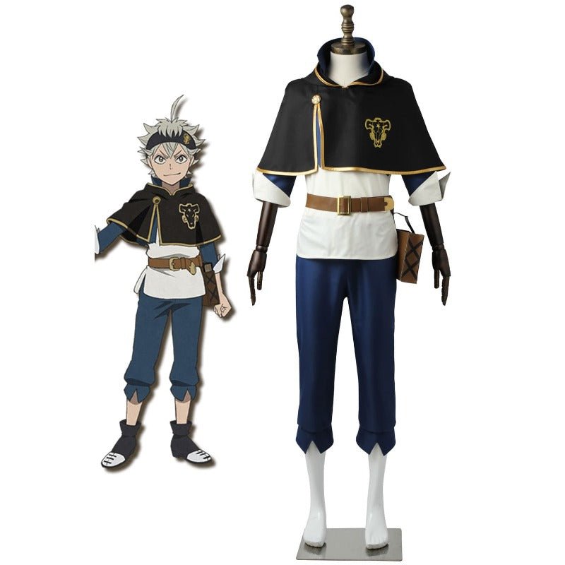 Asta Cosplay Costume Magic Knight Cloak Uniform Full Set | Black Clover Halloween Outfit - Astricos