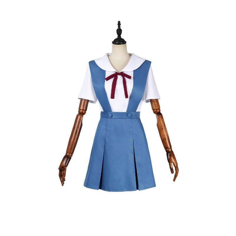 Asuka Langley Soryu Cosplay Costume Outfit - Ayanami Rei Uniform Full Set Halloween Suit - Astricos