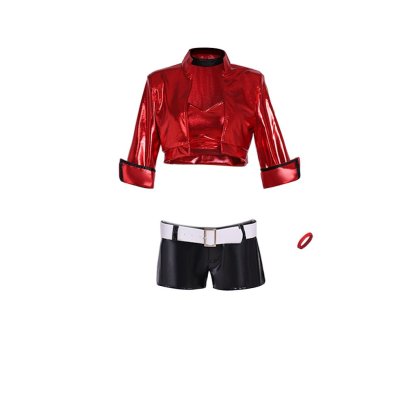 Fate Stay Night Rin Tohsaka Racing Suit Cosplay Costume - Premium Type-Moon Outfit-Astricos