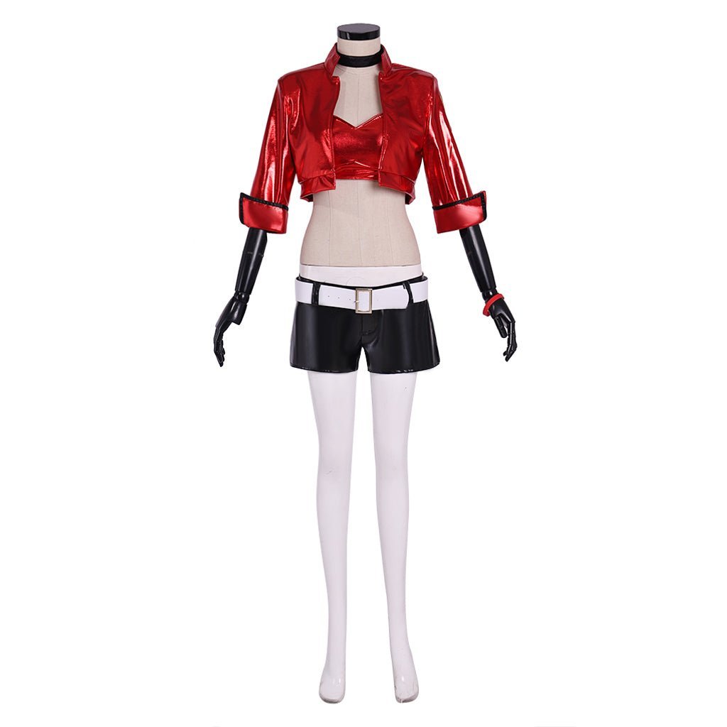 Fate Stay Night Rin Tohsaka Racing Suit Cosplay Costume - Premium Type-Moon Outfit-Astricos