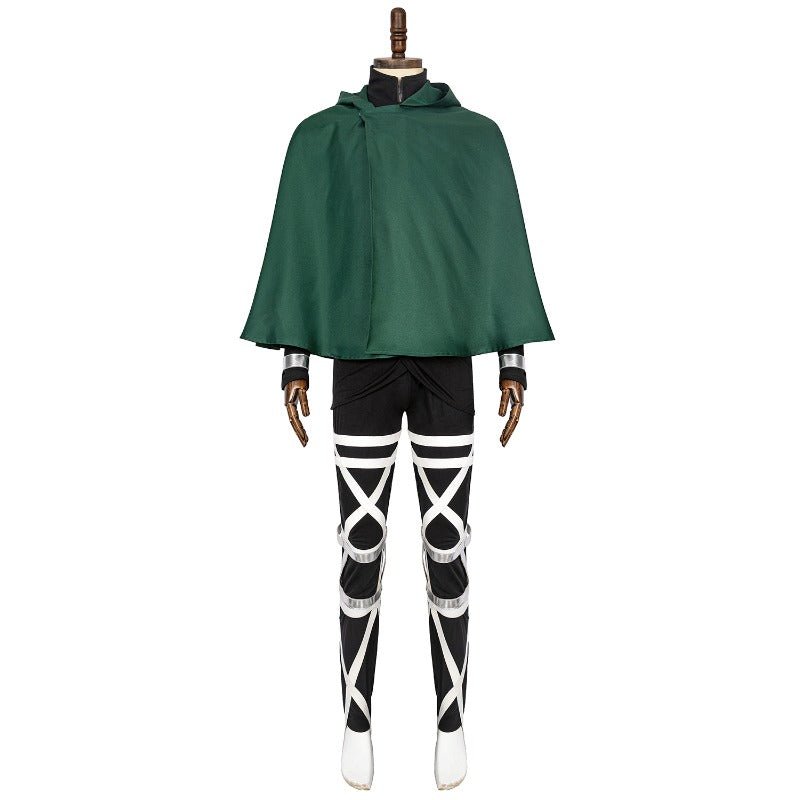 Attack on Titan Season 4 Finale Eren Yeager Full Cosplay Costume - Halloween Party Outfit - Astricos