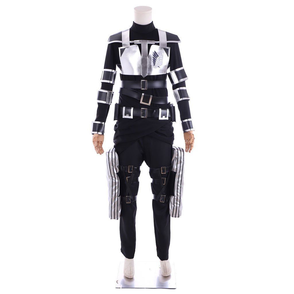Attack On Titan Survey Corps Levi Ackerman Cosplay Costume Outfit - High Quality-Astricos