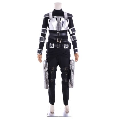 Attack On Titan Survey Corps Levi Ackerman Cosplay Costume Outfit - High Quality-Astricos