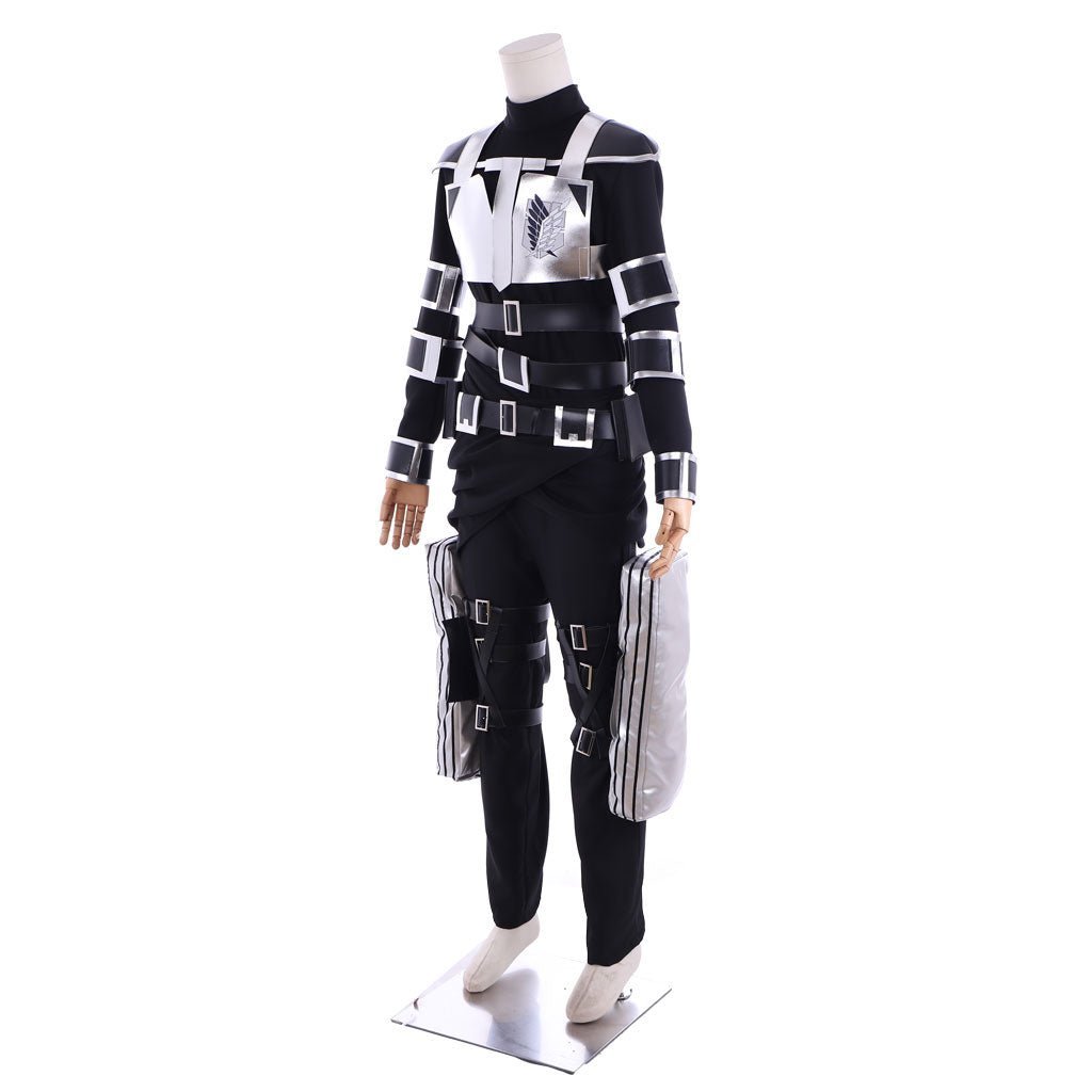 Attack On Titan Survey Corps Levi Ackerman Cosplay Costume Outfit - High Quality-Astricos