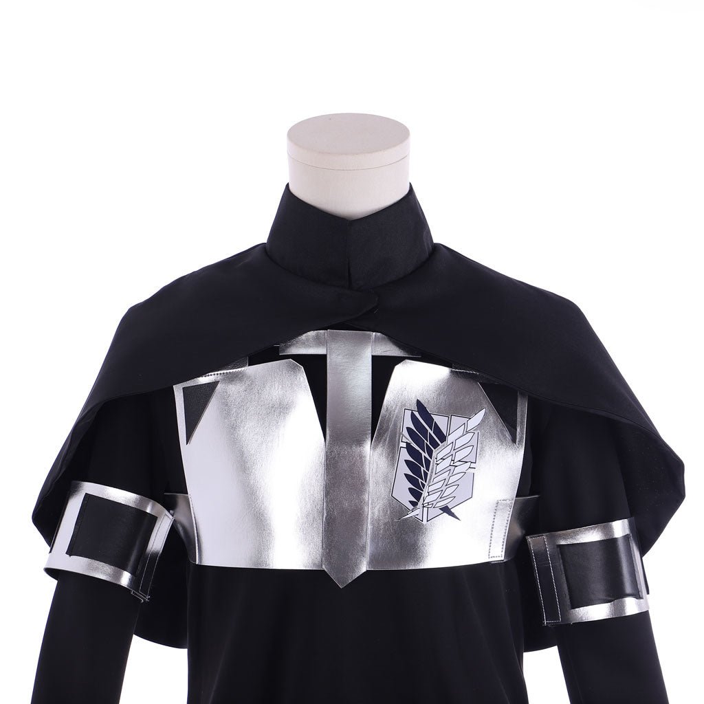 Attack On Titan Survey Corps Levi Ackerman Cosplay Costume Outfit - High Quality-Astricos