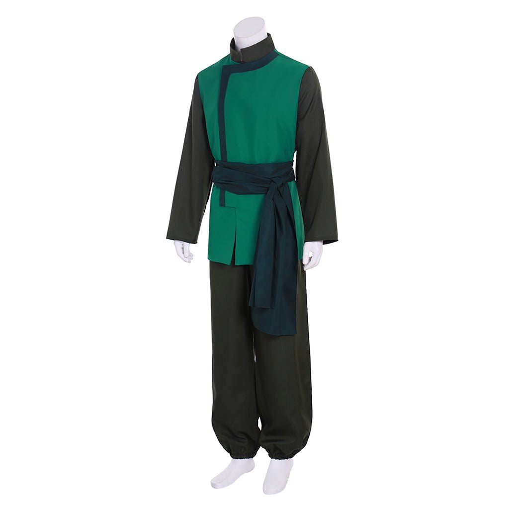 Avatar: The Last Airbender Cabbage Merchant Cosplay Costume - Authentic Outfit with Belt & Hat-Astricos