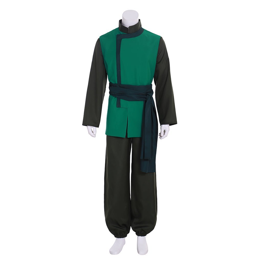 Avatar: The Last Airbender Cabbage Merchant Cosplay Costume - Authentic Outfit with Belt & Hat-Astricos