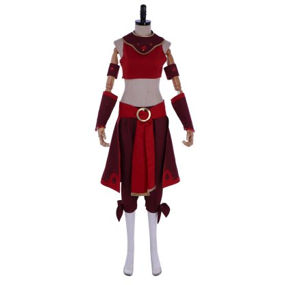 Kyoshi Warriors Suki Fire Nation Cosplay Costume - Avatar: The Last Airbender-Astricos