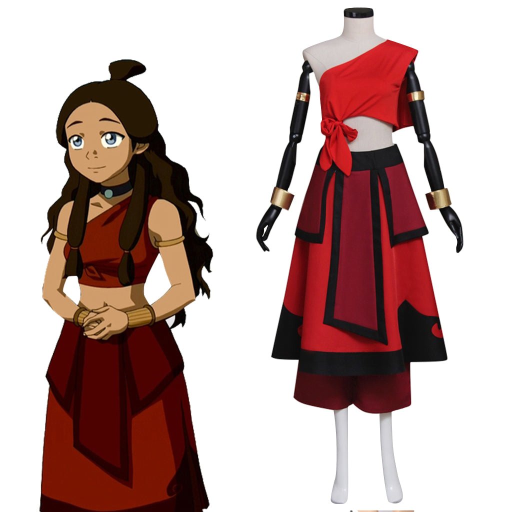Avatar: The Last Airbender Katara Cosplay Costume | Authentic Waterbender Outfit-Astricos