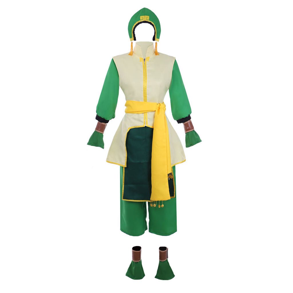 Toph Beifong Cosplay Costume - Avatar: The Last Airbender Outfit-Astricos
