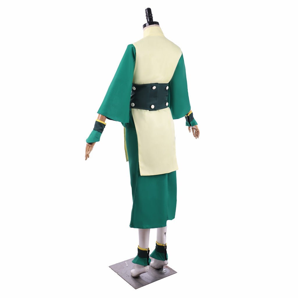 Toph Beifong Cosplay Costume - Avatar The Last Airbender Green Men's Outfit with Hat-Astricos