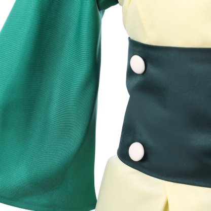 Toph Beifong Cosplay Costume - Avatar The Last Airbender Green Men's Outfit with Hat-Astricos