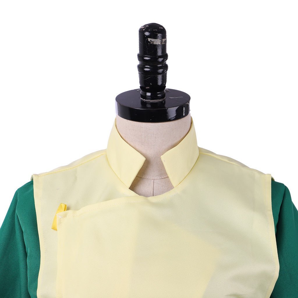 Toph Beifong Cosplay Costume - Avatar The Last Airbender Green Men's Outfit with Hat-Astricos
