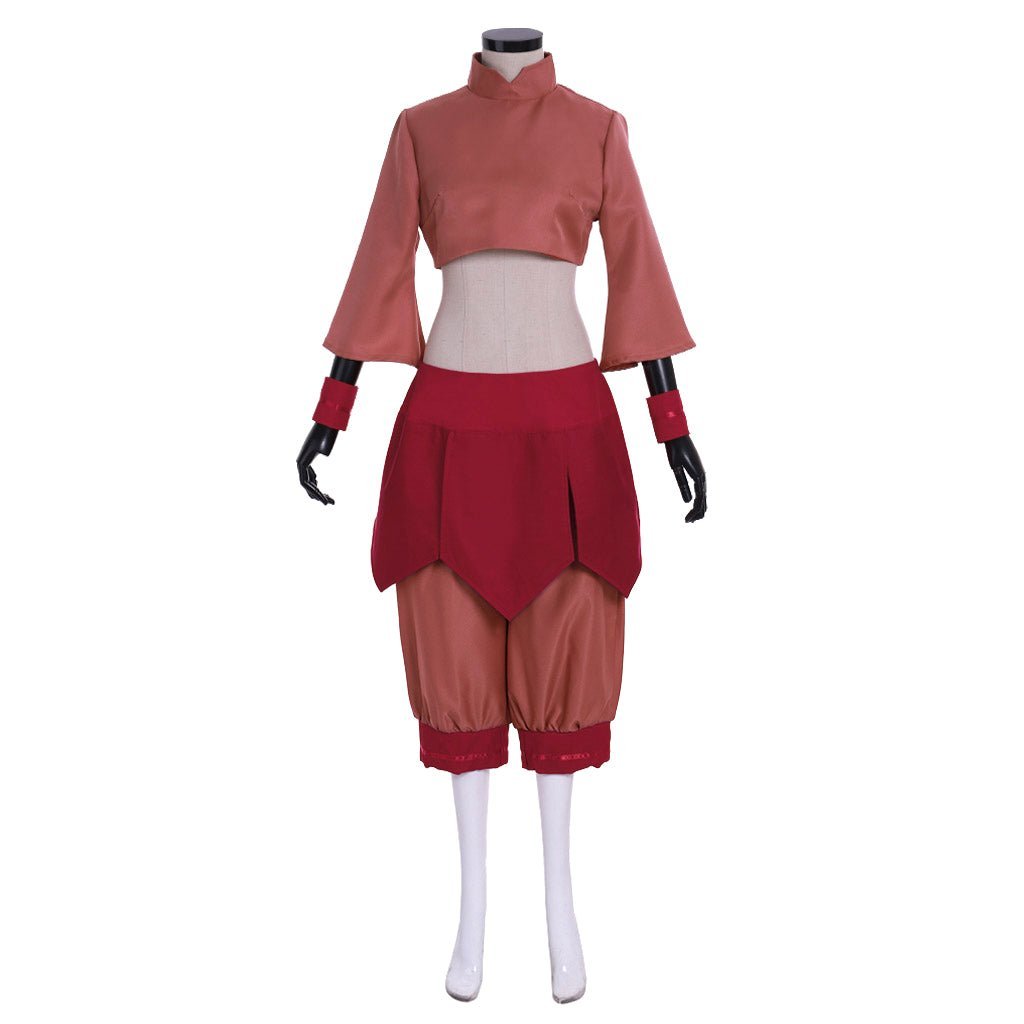 Ty Lee Cosplay Costume - Avatar: The Last Airbender Jumpsuit Outfit-Astricos