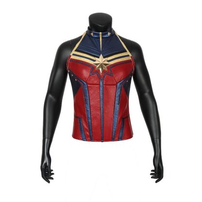 Avengers Endgame Captain Marvel Jumpsuit Cosplay Costume with Shoes | Astricos-Astricos