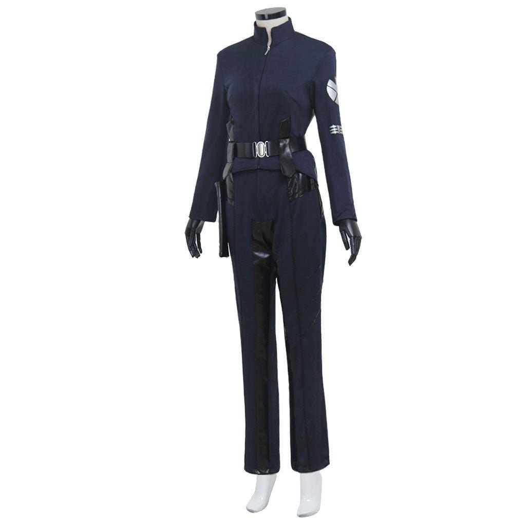 Avengers Agents of SHIELD Maria Hill Deputy Director Cosplay Costume - Adult Uniform-Astricos
