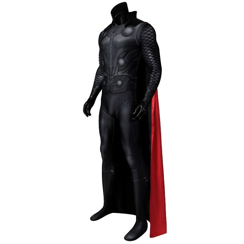 Avengers Infinity War 3 Thor Jumpsuit Cosplay Costume + Cloak - Halloween Outfit - Astricos