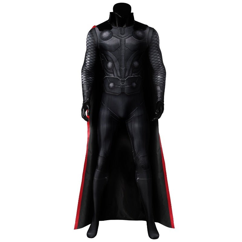 Avengers Infinity War 3 Thor Jumpsuit Cosplay Costume + Cloak - Halloween Outfit - Astricos