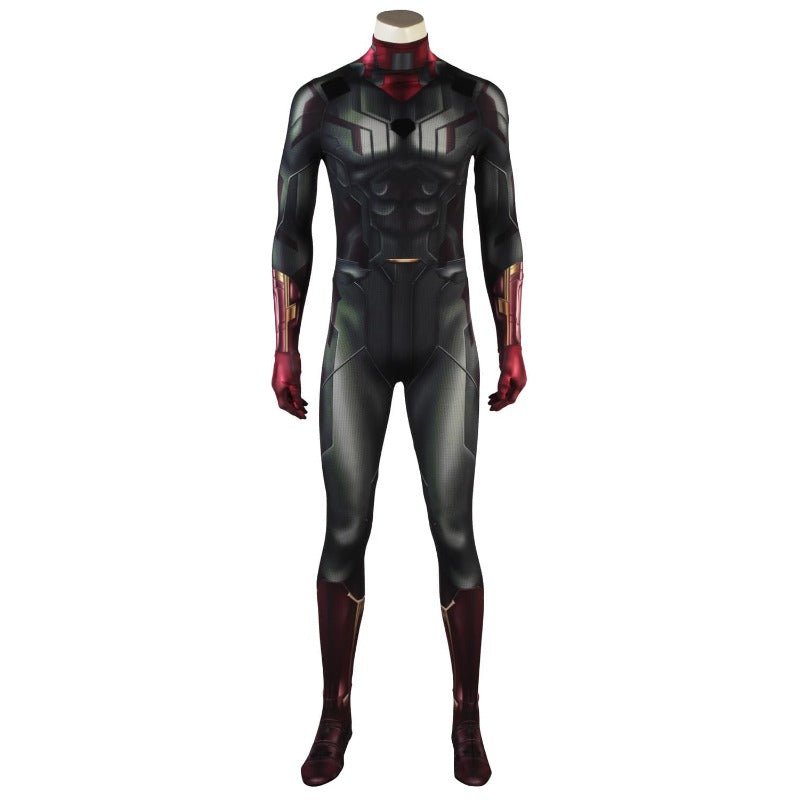 Avengers Vision Cosplay Costume 3D Printed Jumpsuit with Cloak - Astricos