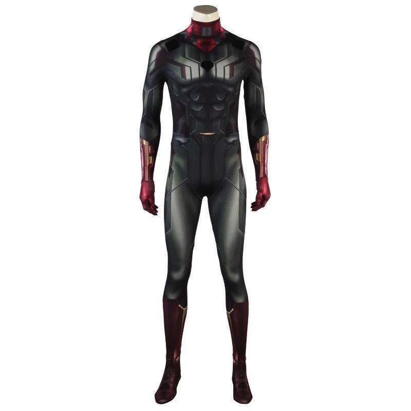 Avengers Vision Cosplay Costume 3D Printed Jumpsuit with Cloak - Astricos
