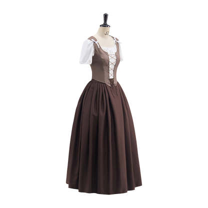 Outlander Brown Suit Skirt Cosplay Costume – Authentic & Detailed Replica for Fans-Astricos