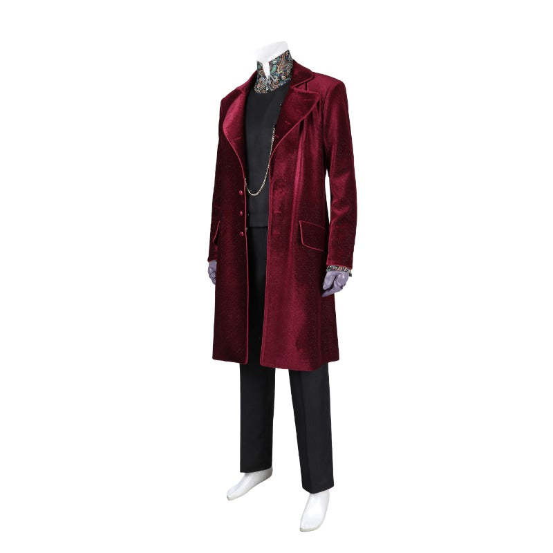 Willy Wonka Cosplay Costume for Adults - Chocolate Factory Fantasy Outfit for Halloween & Carnival-Astricos