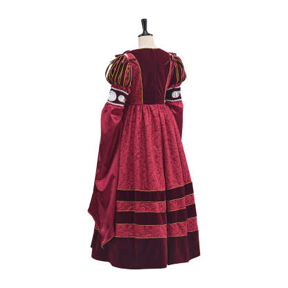 Tudor Dynasty Rose Pink Dress Cosplay Costume - Authentic Historical Outfit-Astricos