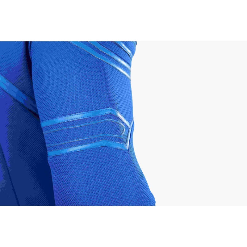 Superhero Legacy Clark Kent Cosplay Costume - Blue Zentai Bodysuit with Red Cape | Astricos-Astricos
