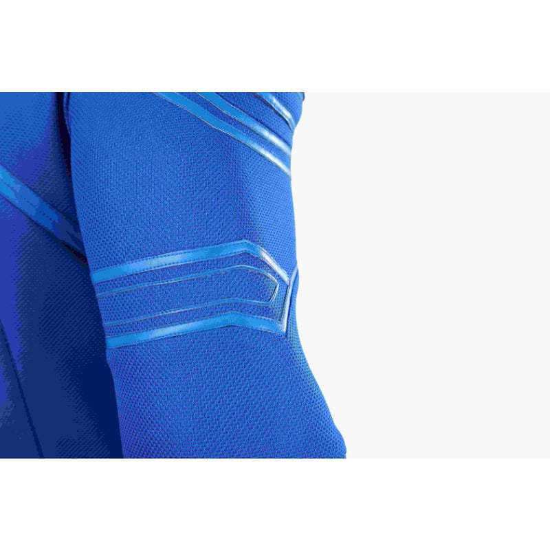 Superhero Legacy Clark Kent Cosplay Costume - Blue Zentai Bodysuit with Red Cape | Astricos-Astricos