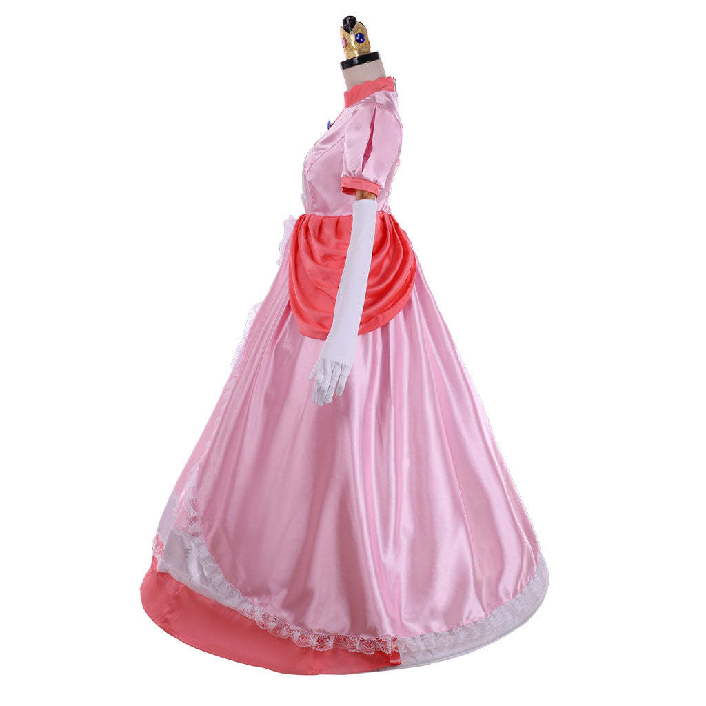 Pink Sweet Princess Peach Cosplay Costume for Women | Game Cosplay Series | Astricos-Astricos
